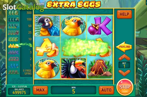 Οθόνη5. Extra Eggs (Pull Tabs) Κουλοχέρης