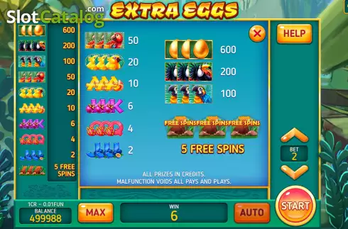 Οθόνη9. Extra Eggs (3x3) Κουλοχέρης