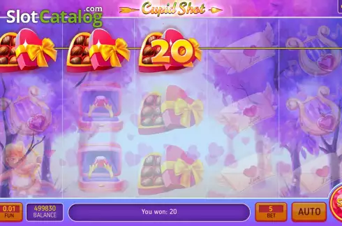 Οθόνη5. Cupid Shot Classic 5 Lines Κουλοχέρης