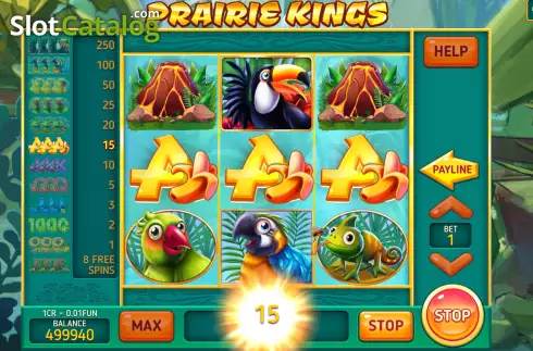 Οθόνη5. Prairie Kings (Pull Tabs) Κουλοχέρης 