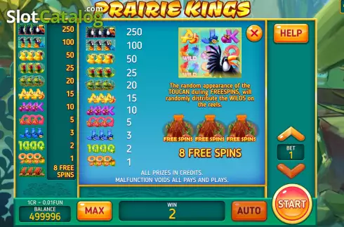 Οθόνη6. Prairie Kings (Pull Tabs) Κουλοχέρης 