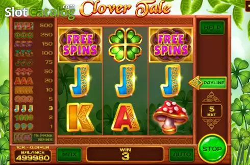 Οθόνη3. Clover Tale (Pull Tabs) Κουλοχέρης