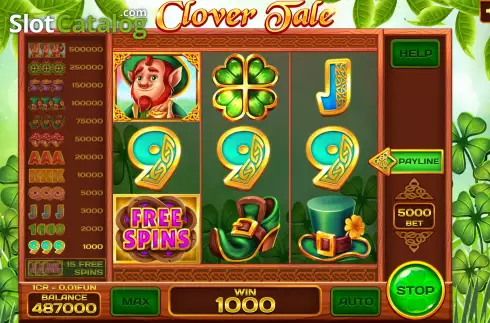 Οθόνη4. Clover Tale (3x3) Κουλοχέρης 