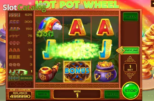 Οθόνη3. Hot Pot Wheel (Pull Tabs) Κουλοχέρης