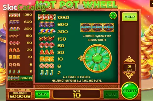 Οθόνη6. Hot Pot Wheel (3x3) Κουλοχέρης