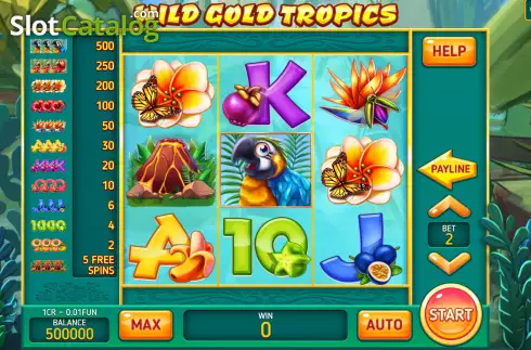 Οθόνη2. Wild Gold Tropics (3x3) Κουλοχέρης