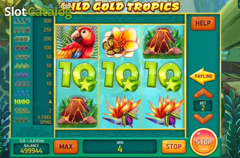 Οθόνη4. Wild Gold Tropics (3x3) Κουλοχέρης