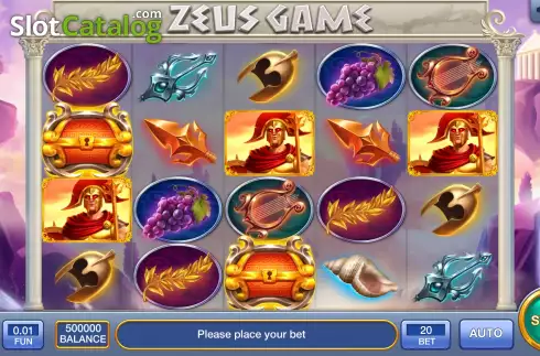 Οθόνη2. Zeus Game Κουλοχέρης