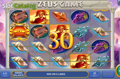 Οθόνη3. Zeus Game Κουλοχέρης