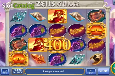 Οθόνη6. Zeus Game Κουλοχέρης