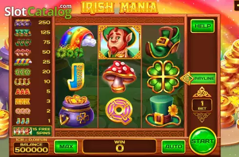 Οθόνη2. Irish Mania (3x3) Κουλοχέρης