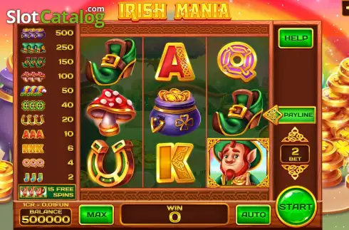Οθόνη2. Irish Mania (Pull Tabs) Κουλοχέρης