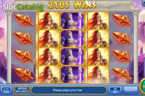 Οθόνη2. Zeus Wins Κουλοχέρης