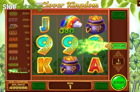 Οθόνη3. Clover Kingdom (Pull Tabs) Κουλοχέρης