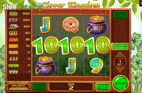 Οθόνη4. Clover Kingdom (Pull Tabs) Κουλοχέρης