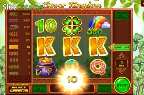 Οθόνη5. Clover Kingdom (Pull Tabs) Κουλοχέρης