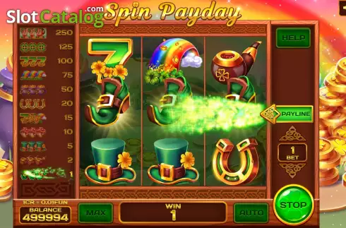 Οθόνη3. Spin Payday (Pull Tabs) Κουλοχέρης