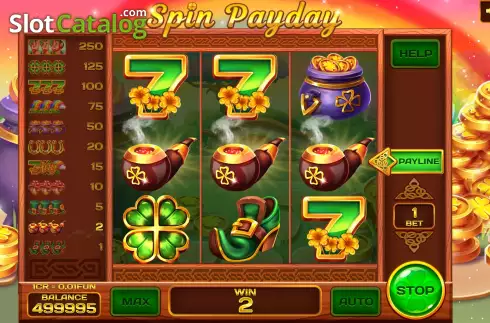 Οθόνη4. Spin Payday (Pull Tabs) Κουλοχέρης