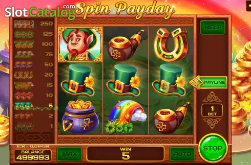 Οθόνη5. Spin Payday (Pull Tabs) Κουλοχέρης