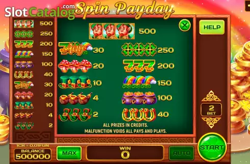 Οθόνη6. Spin Payday (3x3) Κουλοχέρης