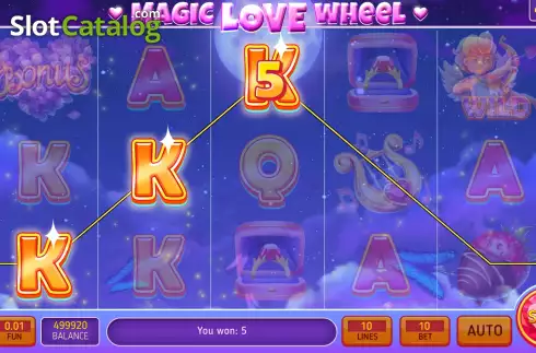 Οθόνη3. Magic Love Wheel Κουλοχέρης