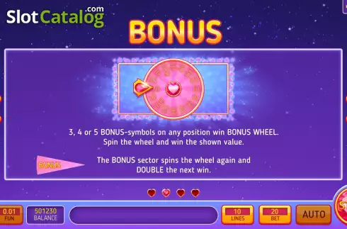 Οθόνη8. Magic Love Wheel Κουλοχέρης