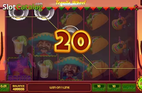 Οθόνη4. Tequila Wheel Κουλοχέρης 