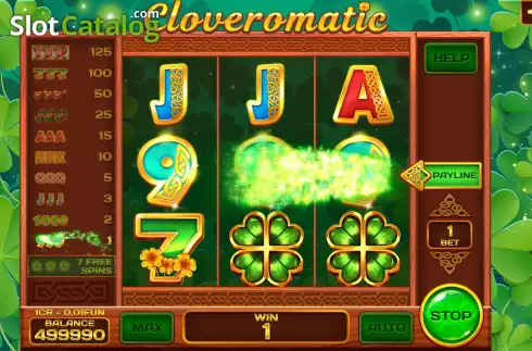 Οθόνη3. Cloveromatic (3x3) Κουλοχέρης
