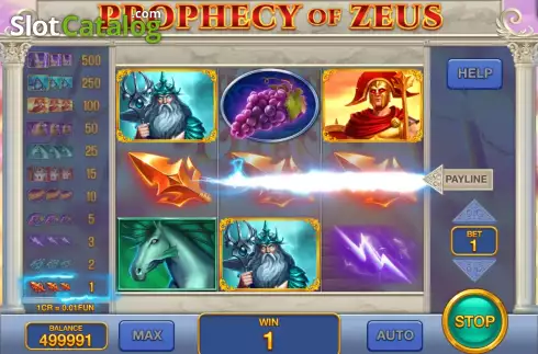 Οθόνη3. Prophecy Of Zeus (Pull Tabs) Κουλοχέρης 