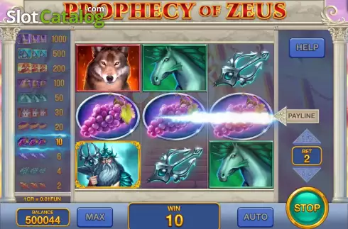 Οθόνη4. Prophecy Of Zeus (3x3) Κουλοχέρης