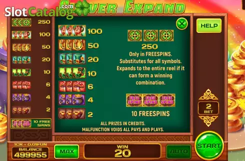Οθόνη6. Clover Expand (Pull Tabs) Κουλοχέρης