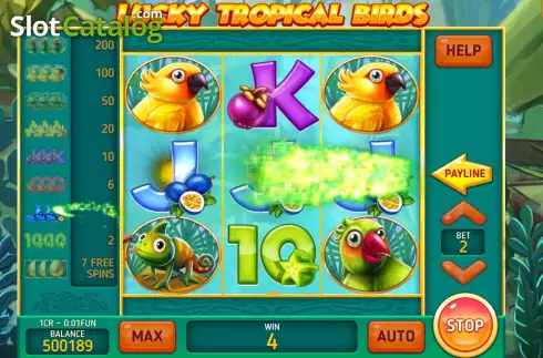Οθόνη4. Lucky Tropical Birds (3x3) Κουλοχέρης