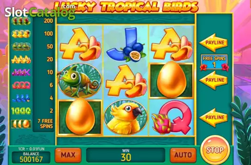 Οθόνη7. Lucky Tropical Birds (3x3) Κουλοχέρης