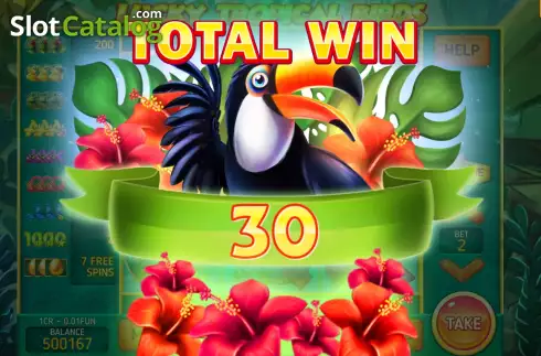 Οθόνη8. Lucky Tropical Birds (3x3) Κουλοχέρης