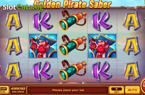 Οθόνη3. Golden Pirate Saber Κουλοχέρης