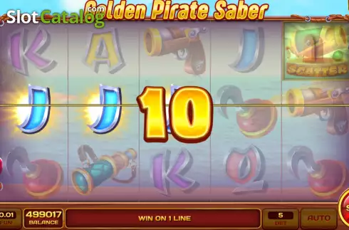 Οθόνη4. Golden Pirate Saber Κουλοχέρης
