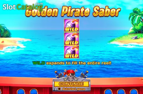 Οθόνη2. Golden Pirate Saber Κουλοχέρης
