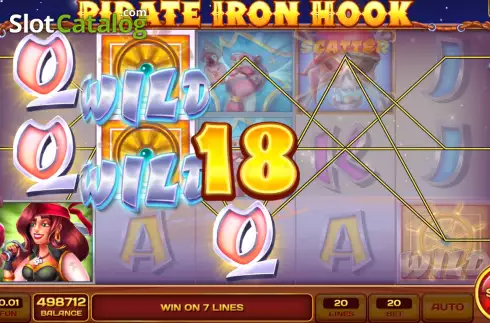 Οθόνη4. Pirate Iron Hook Κουλοχέρης