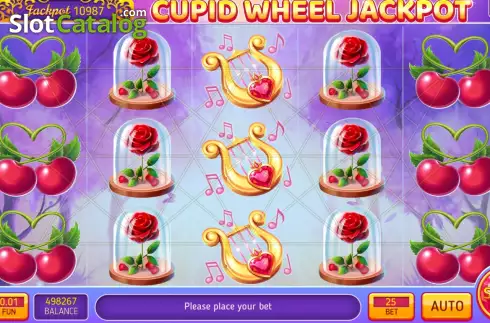 Οθόνη2. Cupid Wheel Jackpot Κουλοχέρης