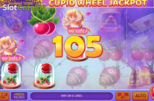 Οθόνη4. Cupid Wheel Jackpot Κουλοχέρης
