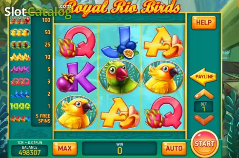 Οθόνη2. Royal Rio Birds (3x3) Κουλοχέρης 