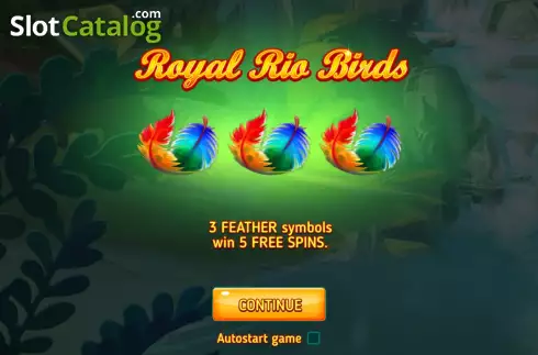 Οθόνη2. Royal Rio Birds (Pull Tabs) Κουλοχέρης