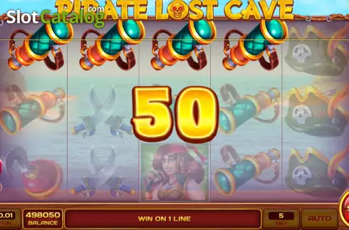 Οθόνη4. Pirate Lost Cave Κουλοχέρης