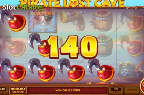 Οθόνη5. Pirate Lost Cave Κουλοχέρης