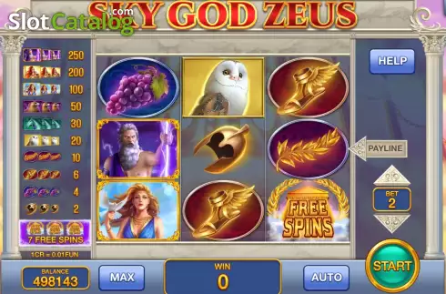 Οθόνη2. Sky God Zeus (Pull Tabs) Κουλοχέρης