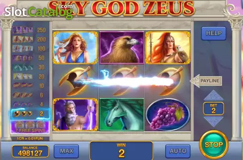 Οθόνη3. Sky God Zeus (Pull Tabs) Κουλοχέρης