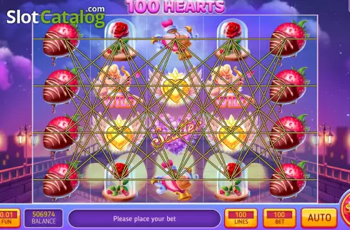 Οθόνη2. 100 Hearts Κουλοχέρης