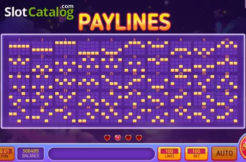 Οθόνη7. 100 Hearts Κουλοχέρης