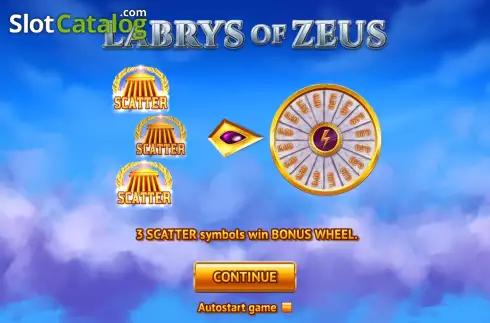 Οθόνη2. Labrys of Zeus (3x3) Κουλοχέρης