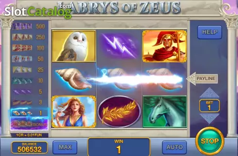 Οθόνη4. Labrys of Zeus (3x3) Κουλοχέρης